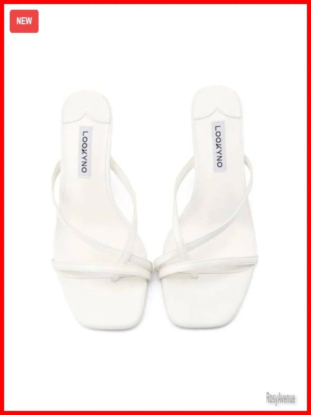 Kitten Heels Square Open Toe Thong Sandals Low Heel Party
